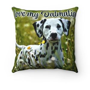 I love my Dalmatian pillow 14x14